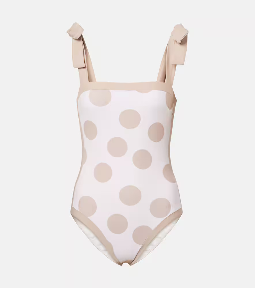 Simkhai Piper polka-dot swimsuit | Mytheresa (US/CA)