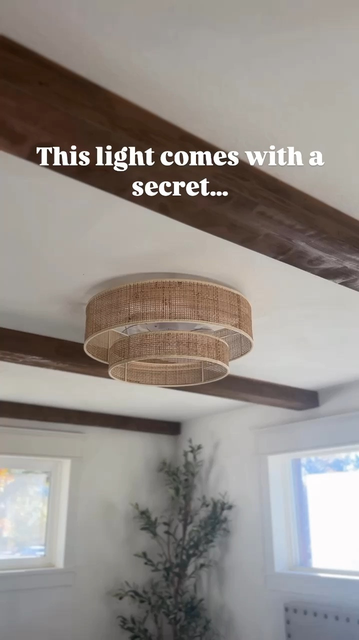 The fan vs light debate is over, because now you can have both! My favorite part is that the fan doesn’t need any special wiring that most fans require. You can install it just like a regular light! 
•
Comment SHOP and I’ll send you the link to all the fandeliers in my Amazon storefront! 

#LTKHome #LTKVideo #LTKU