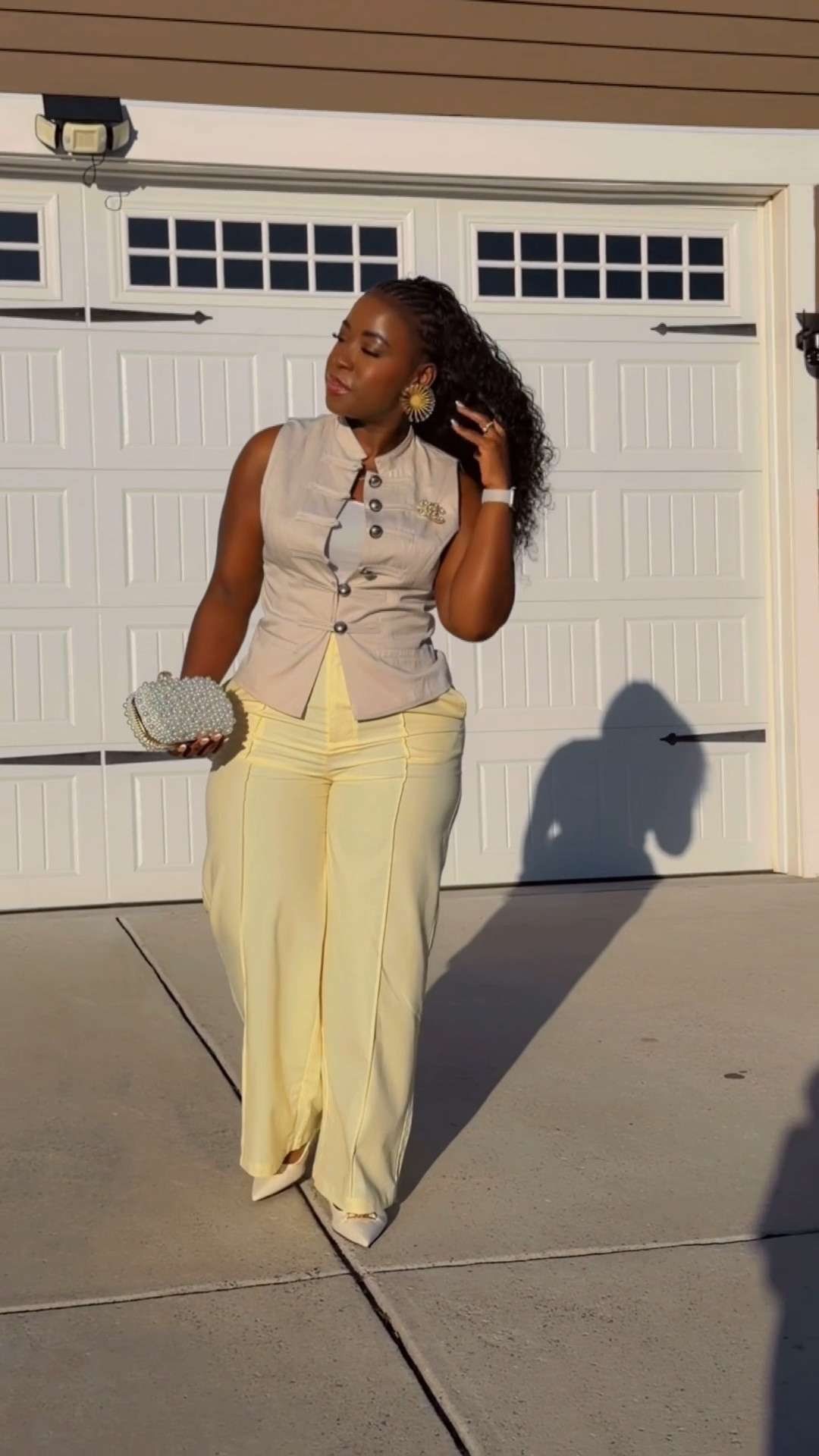 Wide leg pant and vest outfits

#LTKPlusSize #LTKMidsize #LTKootd