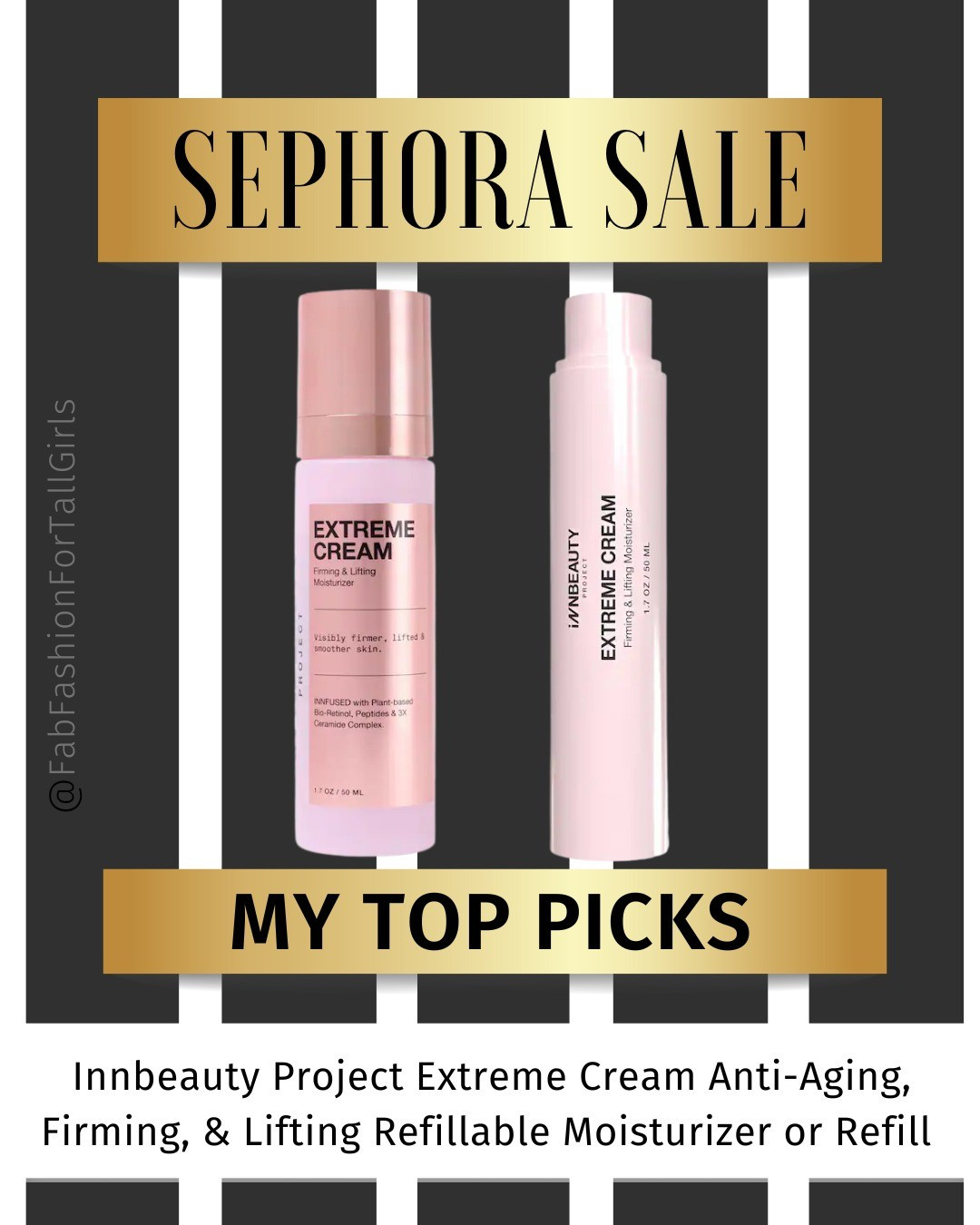 Best time to shop favs at Sephora! My next pick is so, so good! I love Innbeauty's Extreme Cream! It's hydrating & my skin feels soft & looks supple. What makes me even happier is the product is refillable! 

#LTKGiftGuide #LTKOver40 #LTKBeauty