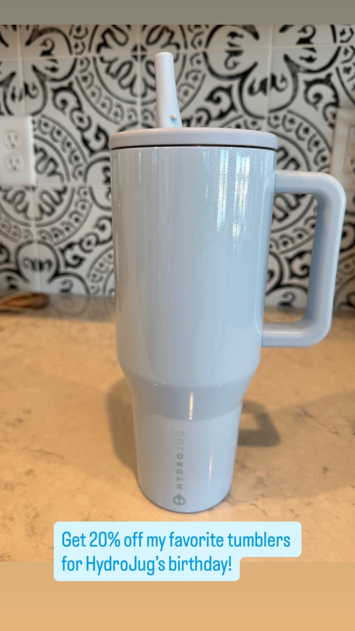 Stock up on my favorite tumblers during HydroJug’s birthday sale! 20% off sitewide! 

Tumbler 
Kids tumbler 
Kids water bottle 

#LTKfitnessgoals #LTKSaleAlert #LTKmomlife