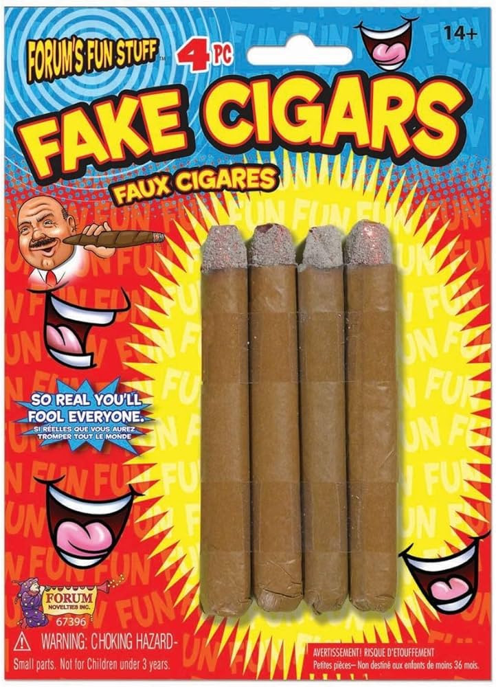 Forum Novelties Fake Cigar Prop - Pack of 4 | Amazon (US)