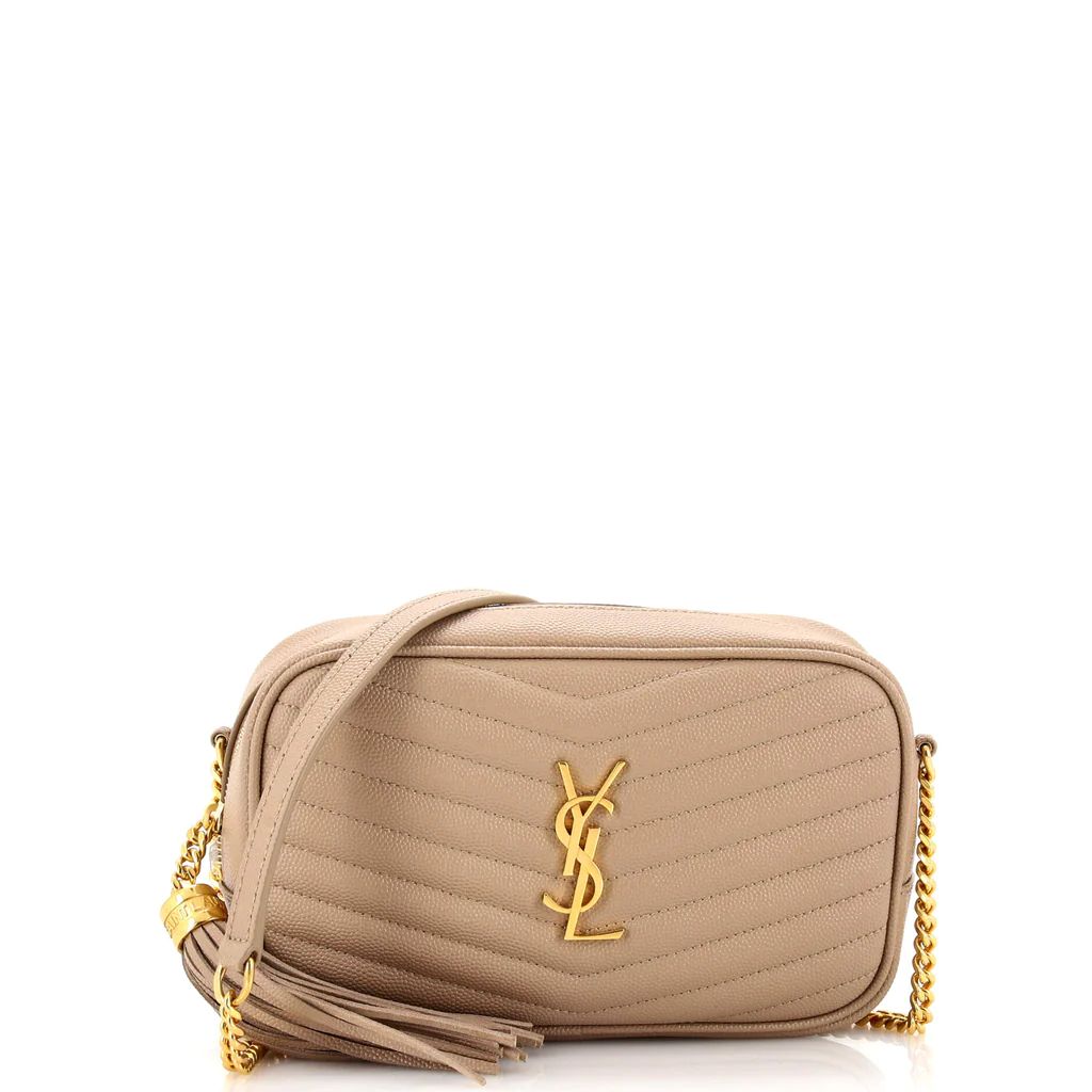 Lou Camera Bag Matelasse Chevron Leather Mini | Rebag