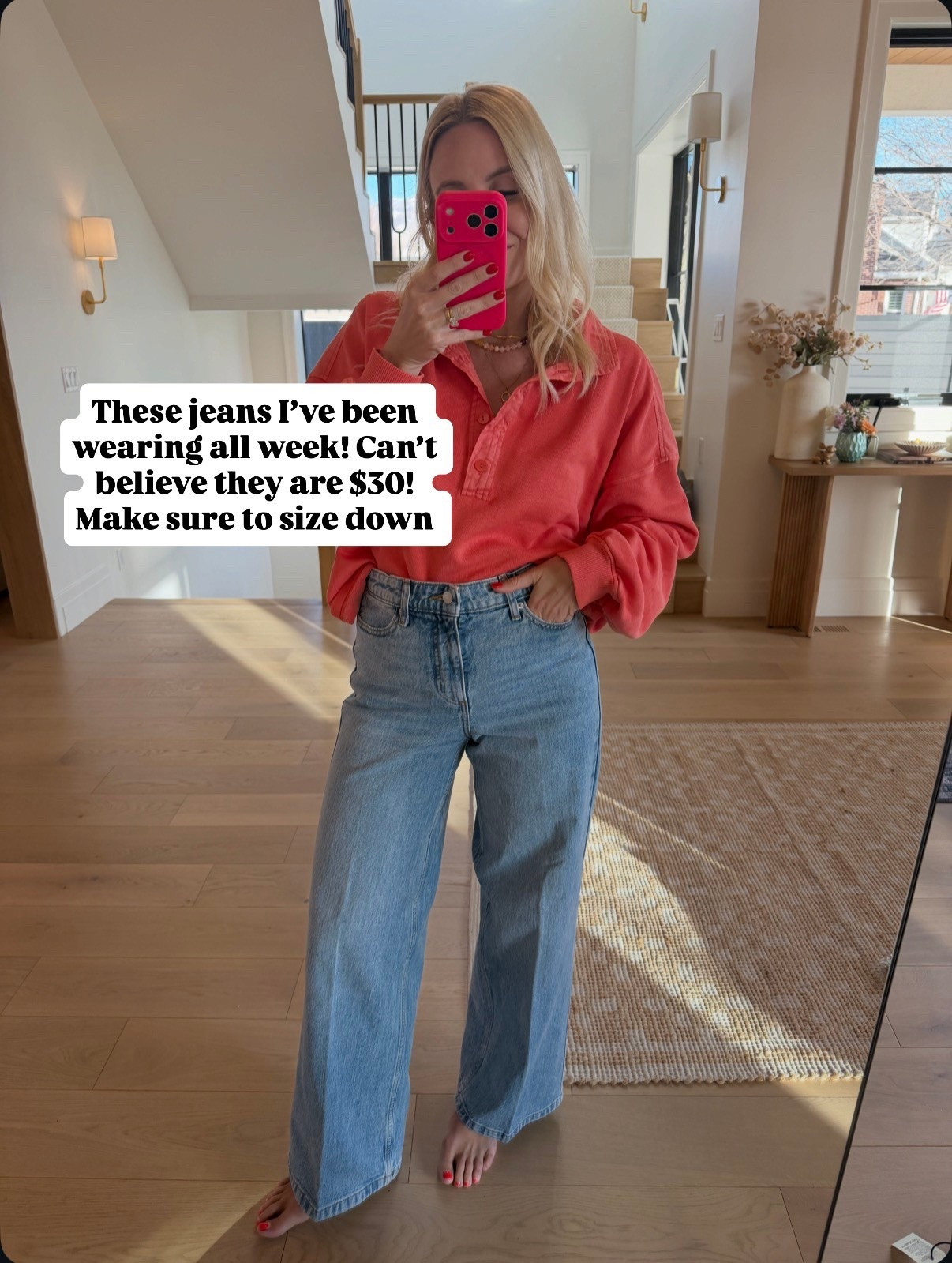 Can’t believe these jeans are $30!!!

#LTKgrwm #LTKootd