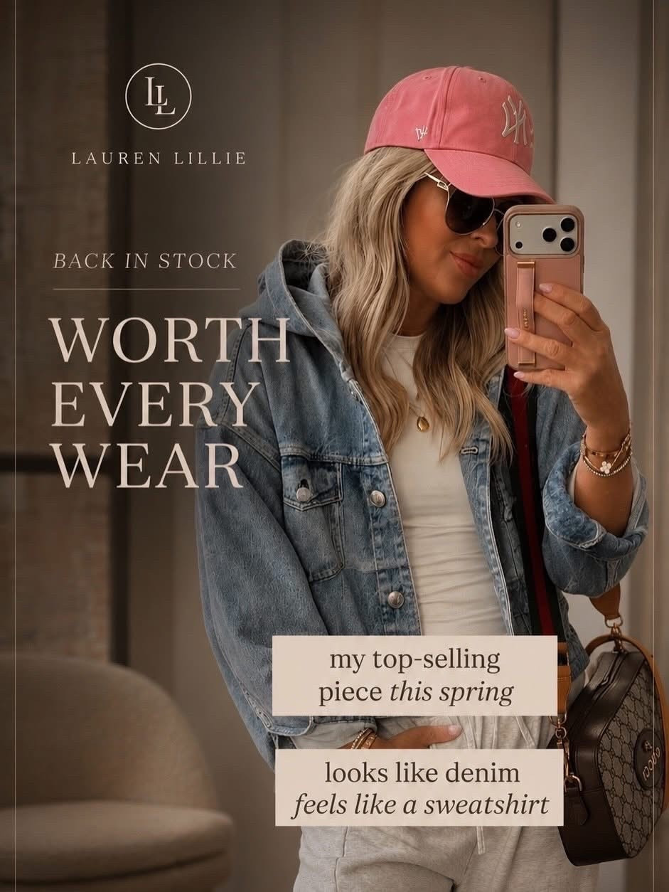 my most worn layer lately 🤍
looks like denim, feels like a sweater… and I get why it keeps selling out!

Paired with my go-to Amazon sweats… they just dropped some fun new spring colors 🌸 I usually do a small, sometimes a medium—no huge difference.


Casual. Spring style. Sandals. Knit denim. Sweats. knit denim jacket, lightweight jacket, everyday layer, spring outfit, casual style.

#LTKootd #LTKgrwm