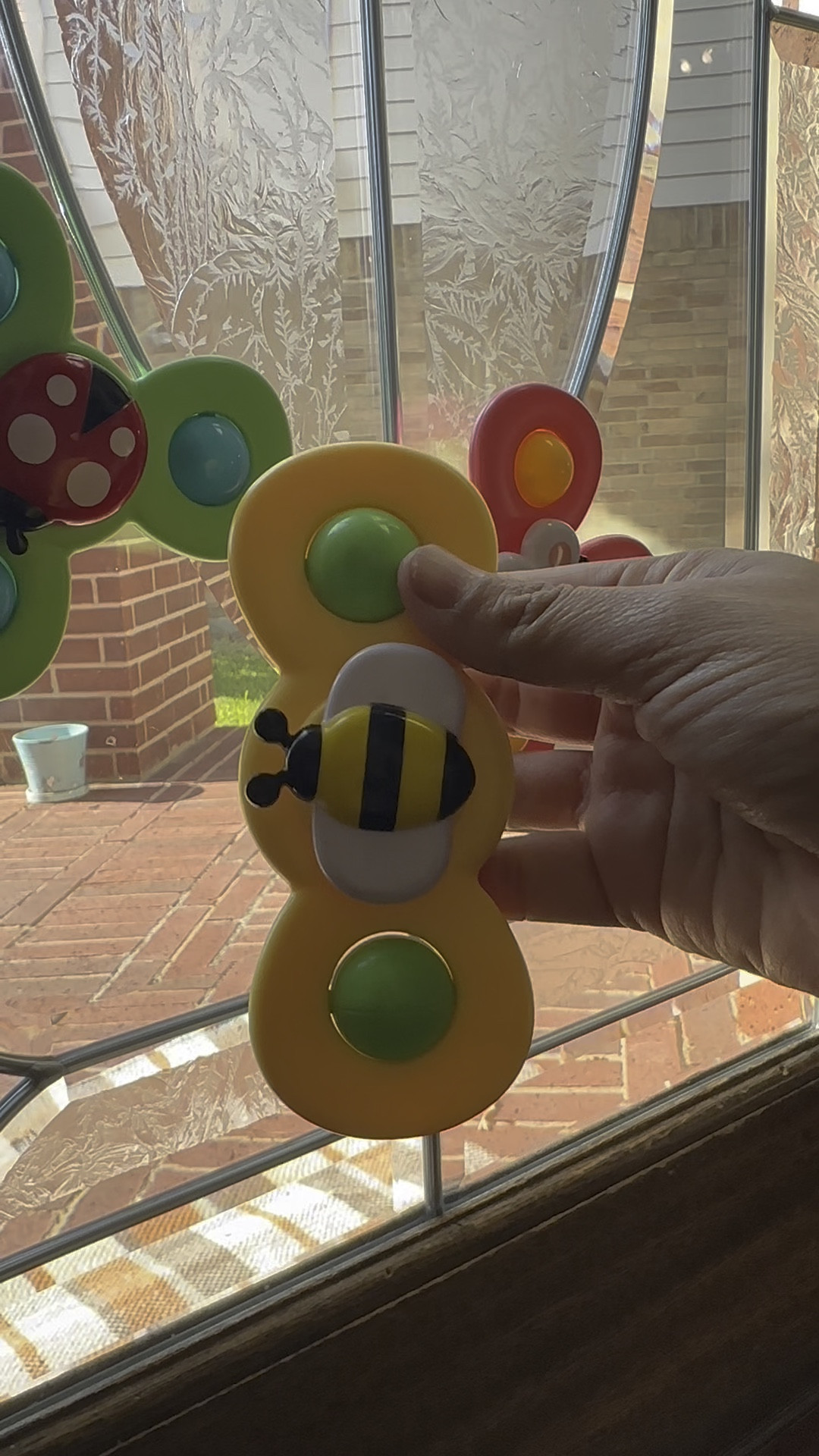 Travel lifesaver alert! These suction cup spinners have been my go-to for keeping the kids calm and entertained during flights, road trips, or even at home. Stick them on airplane tray tables, windows, or even car surfaces for endless fun. Perfect for fussy moments—they’re quick distractions that WORK! Great as stocking stuffers, travel toys, or sensory play items for toddlers. Click to shop and make holiday travel a breeze! 🎁 #LTKHolidayGifts #TravelWithKids #ToddlerToys #SensoryPlay #TravelEssentials #StockingStuffers #HolidayGiftGuide #FlyingWithToddlers