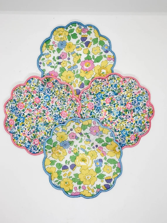 Liberty Round Cocktail Napkins | Etsy | Etsy (US)