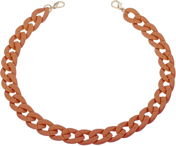 PATIKIL Acrylic Purse Chain, 24 Inch Acrylic Chain Linking Rings Handbag Strap Quick Link C-Clips... | Amazon (US)