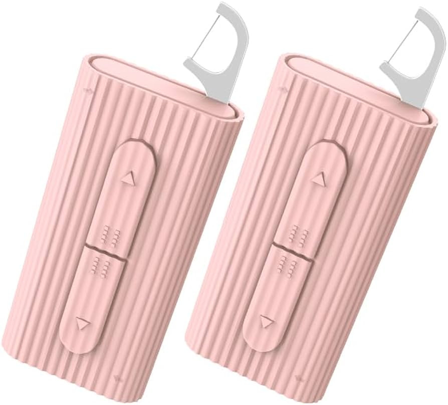 RAZOKO Dental Floss Portable Case, Storage 10 Picks Floss in Box,Floss Pick Dispenser for Cleanin... | Amazon (US)