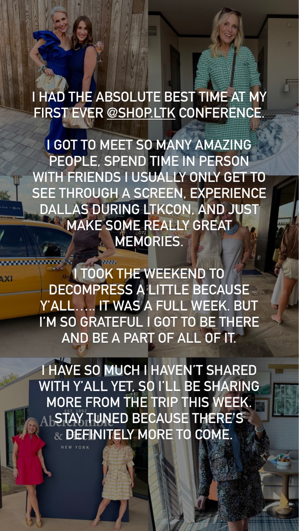 Thank you @ltk for including me in your conference this year! I had the most amazing experience

#LTKOver40 #LTKstorytime #LTKootd