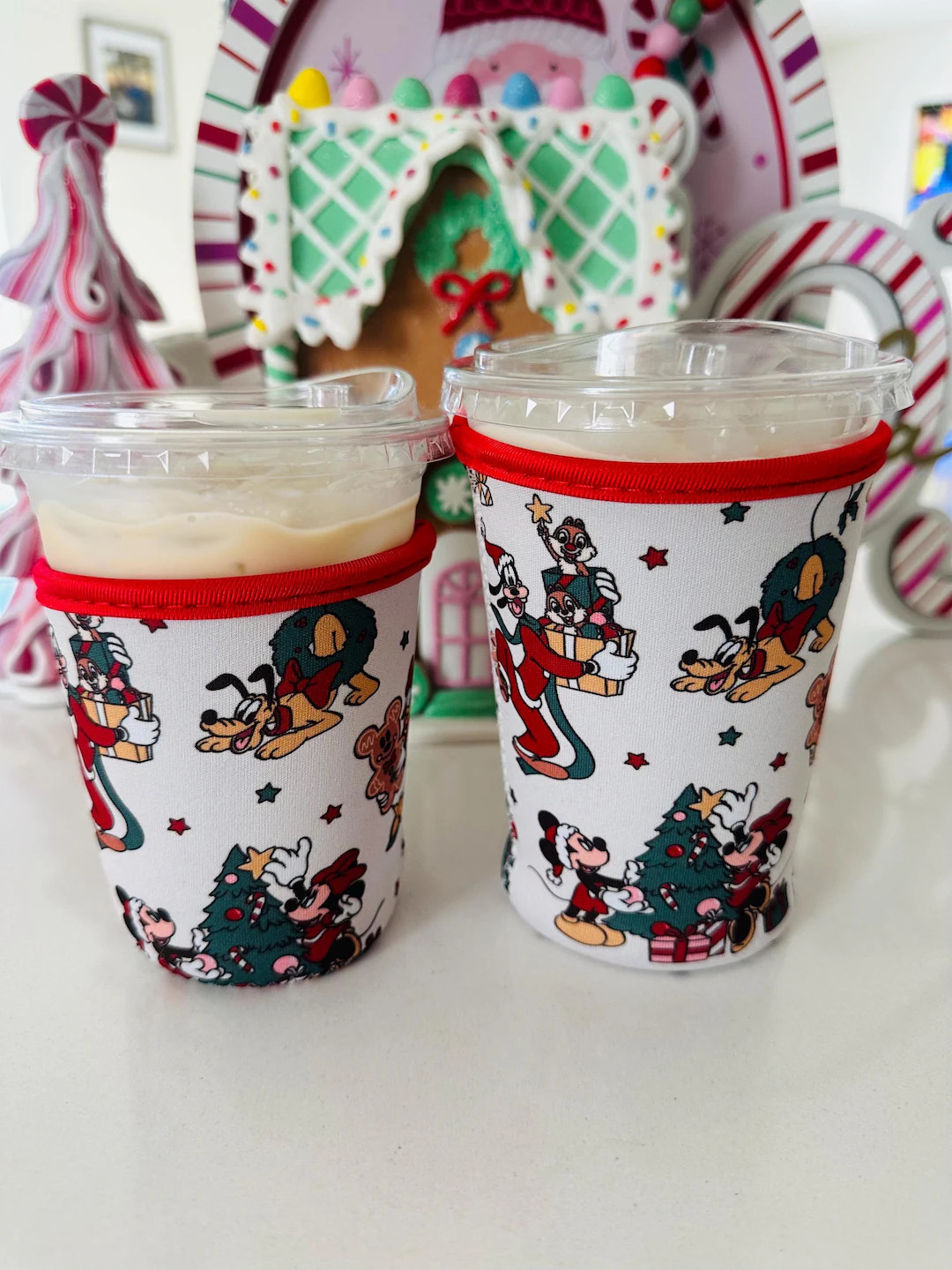 Disney Christmas Coffee Sleeve | Coffee Cosies | Iced Coffee Sleeve | Christmas Coffee Sleeve - E... | Etsy (US)