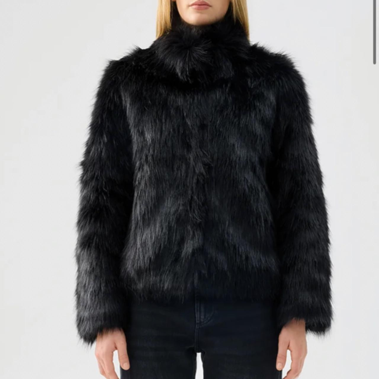 Unreal Fur Women's Jacket - Black | Depop AU