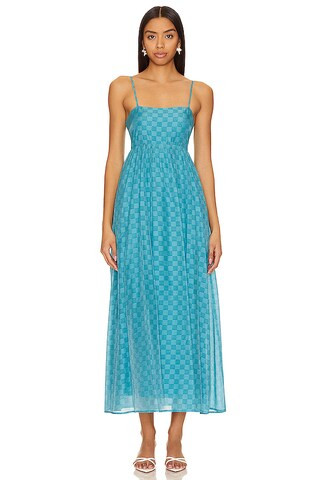 MINKPINK Lucille Maxi Dress in Teal from Revolve.com | Revolve Clothing (Global)