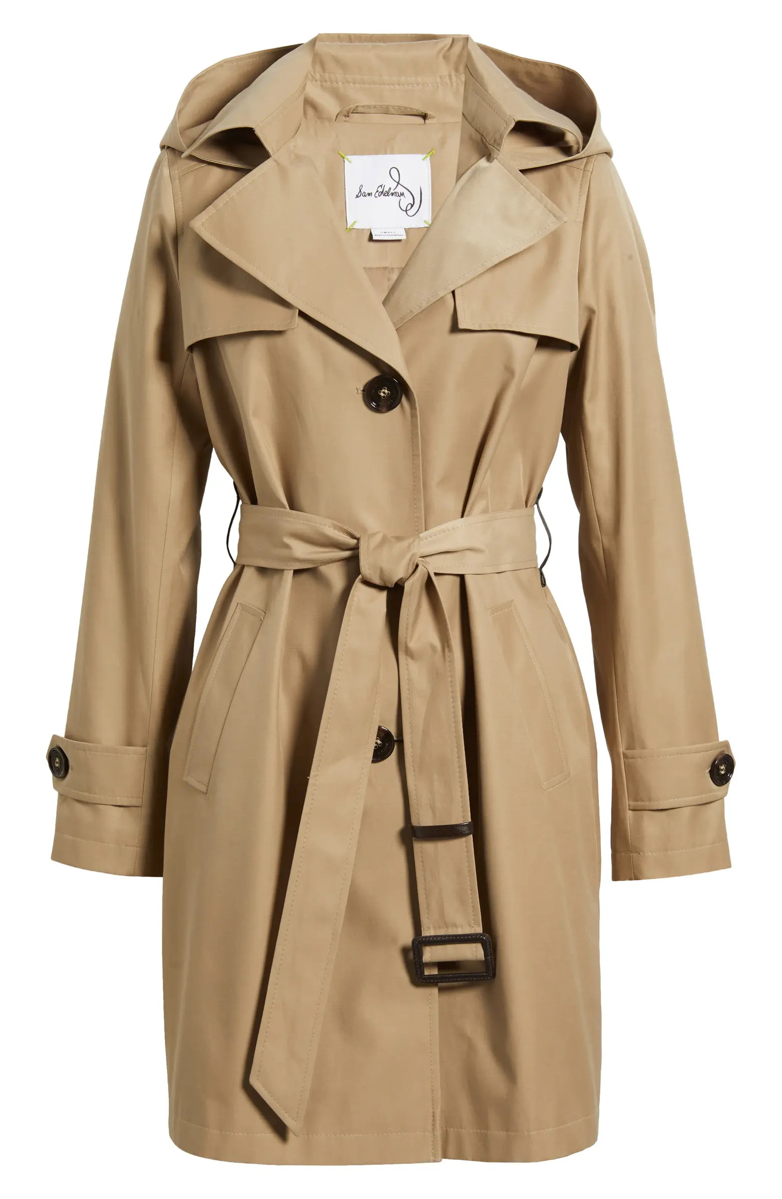 Sam Edelman Single Breasted Trench Coat | Nordstrom | Nordstrom