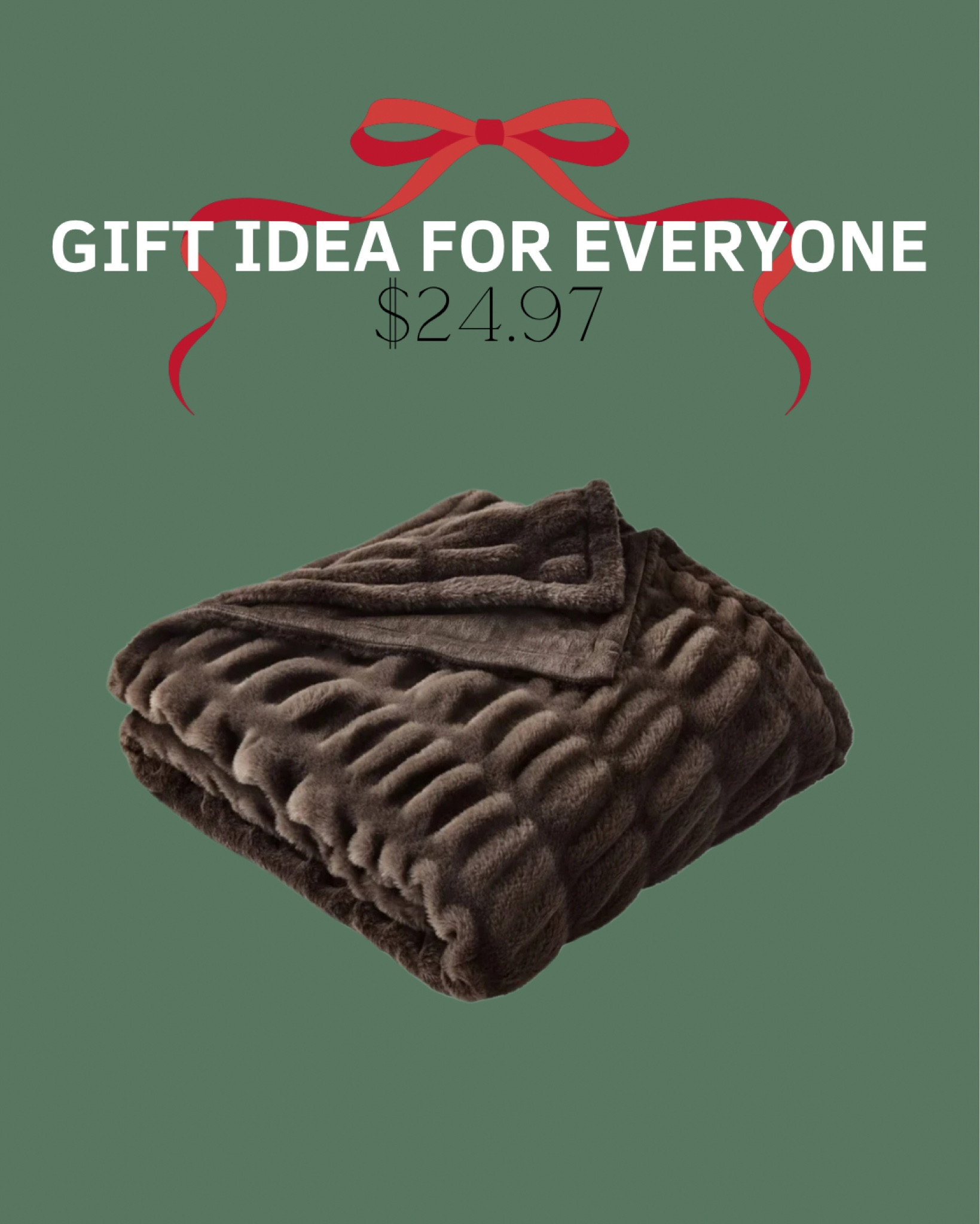 Cozy Faux Fur Blanket - The Perfect $25 Gift for Anyone!

Looking for the perfect gift that everyone will love? Check out this cozy faux fur blanket in a gorgeous, rich chocolate brown color! Whether it’s for a grandparent, teacher, neighbor, or mother-in-law, this blanket is sure to be a hit. It’s luxurious, warm, and versatile—ideal for cozying up on a chilly evening or adding a touch of elegance to any room. This has been my most popular gift item both last year and this year, making it a tried-and-true favorite. At just $25, it’s the perfect combination of affordable and delightful, ensuring anyone on your list will feel special and cherished. 

#LTKHome #LTKGiftGuide #LTKFindsUnder50