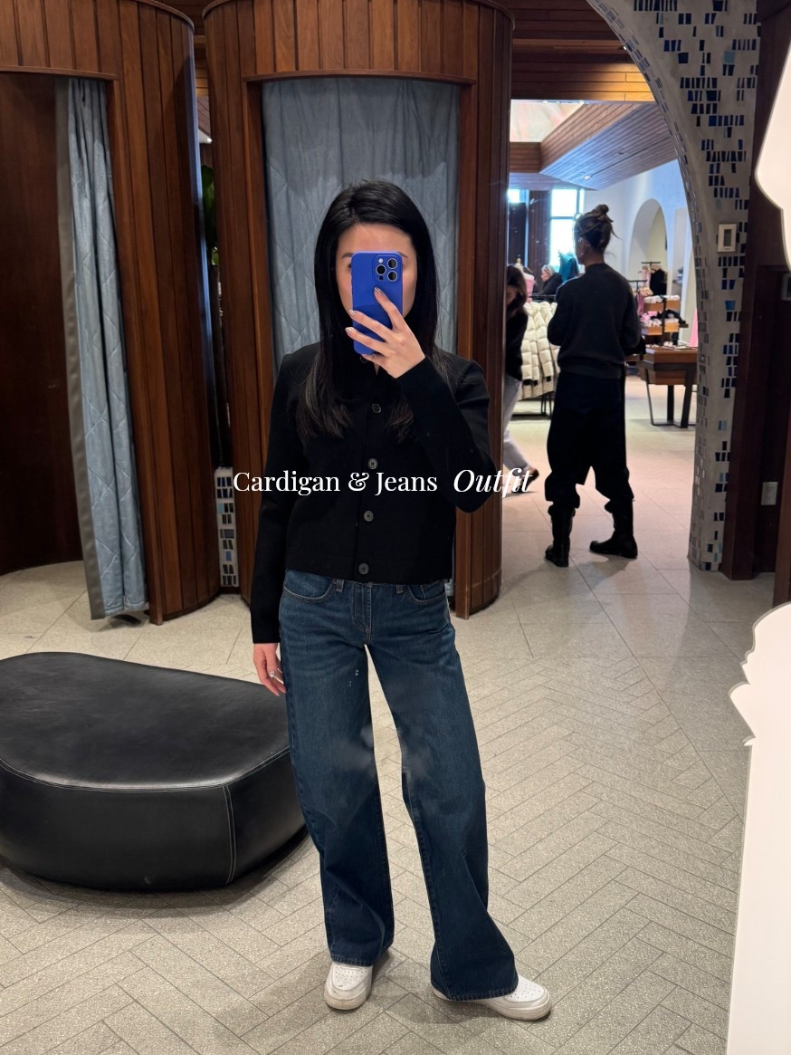 Cardigan and jeans outfit that can be dressed up or down and will stay on rotation for years to come 💕

#LTKjeans #LTKcanada #LTKsale