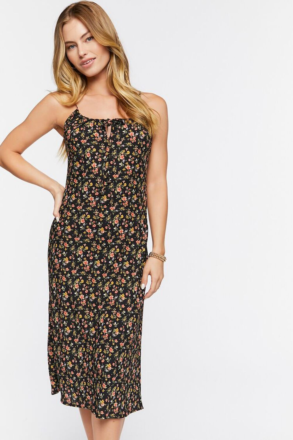 Floral Print Midi Dress | Forever 21 | Forever 21 (US)