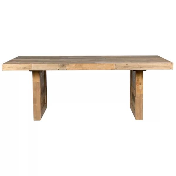 Alfa 82'' Pine Solid Wood Dining Table | Wayfair North America