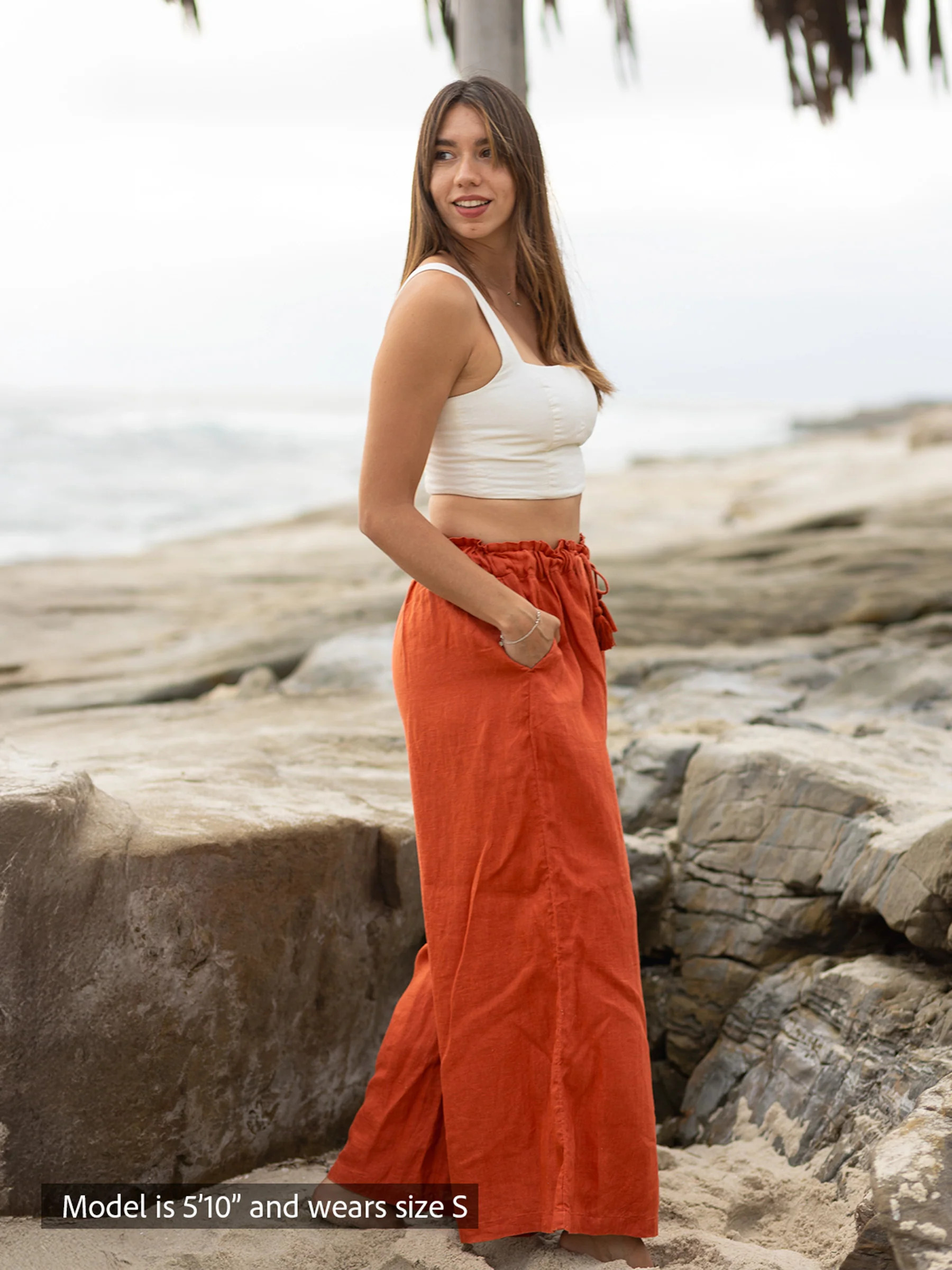 Catalina Linen Pants | Cocopiña