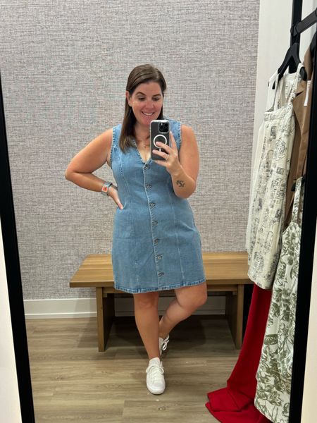 This denim dress is so good and a must need for summer! This Abercrombie dress is perfect with sneakers, sandals or even cowgirl boots! The dress runs TTS, comes it two other color options and not only do you get the 20% off, but you also get an additional 15% off with the code in the LTK app! 

#LTKStyleTip #LTKMidsize #LTKSaleAlert