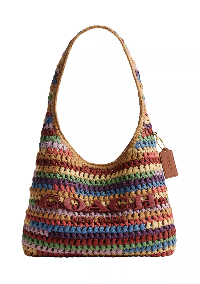 Large Weave Straw Brooklyn Shoulder Bag | Belk