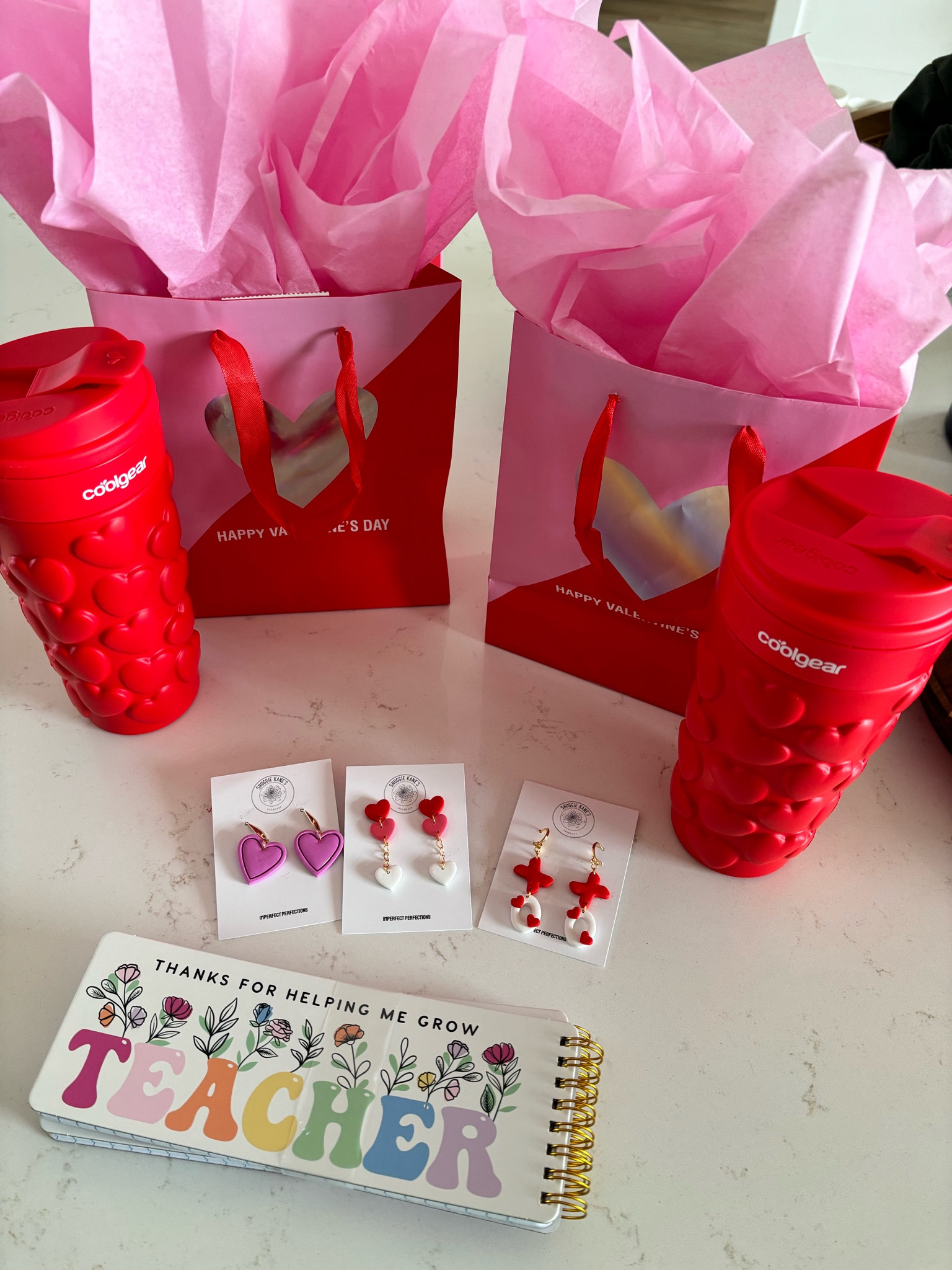 Little teacher valentines gifts everything found at Walmart besides the earring are from my favorite small shop on Etsy @shuggiekanes

#LTKGiftGuide #LTKParties