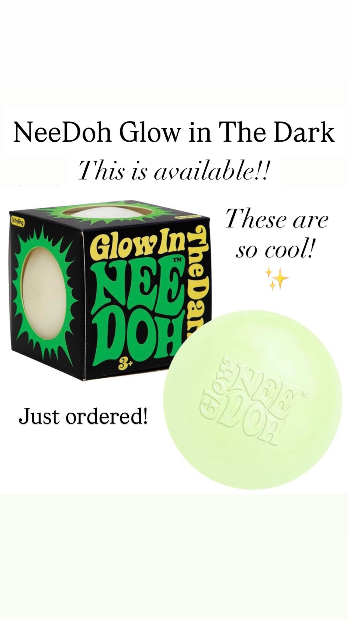 NeeDoh Glow in The Dark’s s in stock! 

#LTKKids