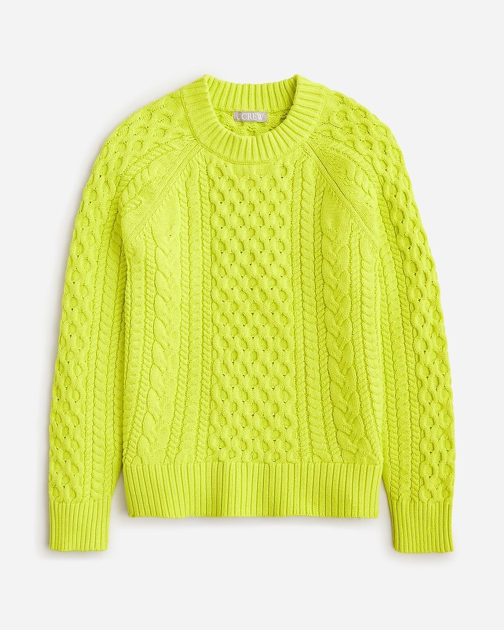 Cable-knit crewneck sweater | J.Crew US