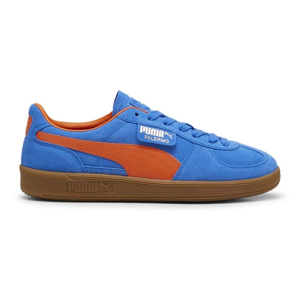 Men's Puma Palermo Sneakers 9 Regular Hyperlink Blue/Flame Flicker/Gum | Scheels Sports