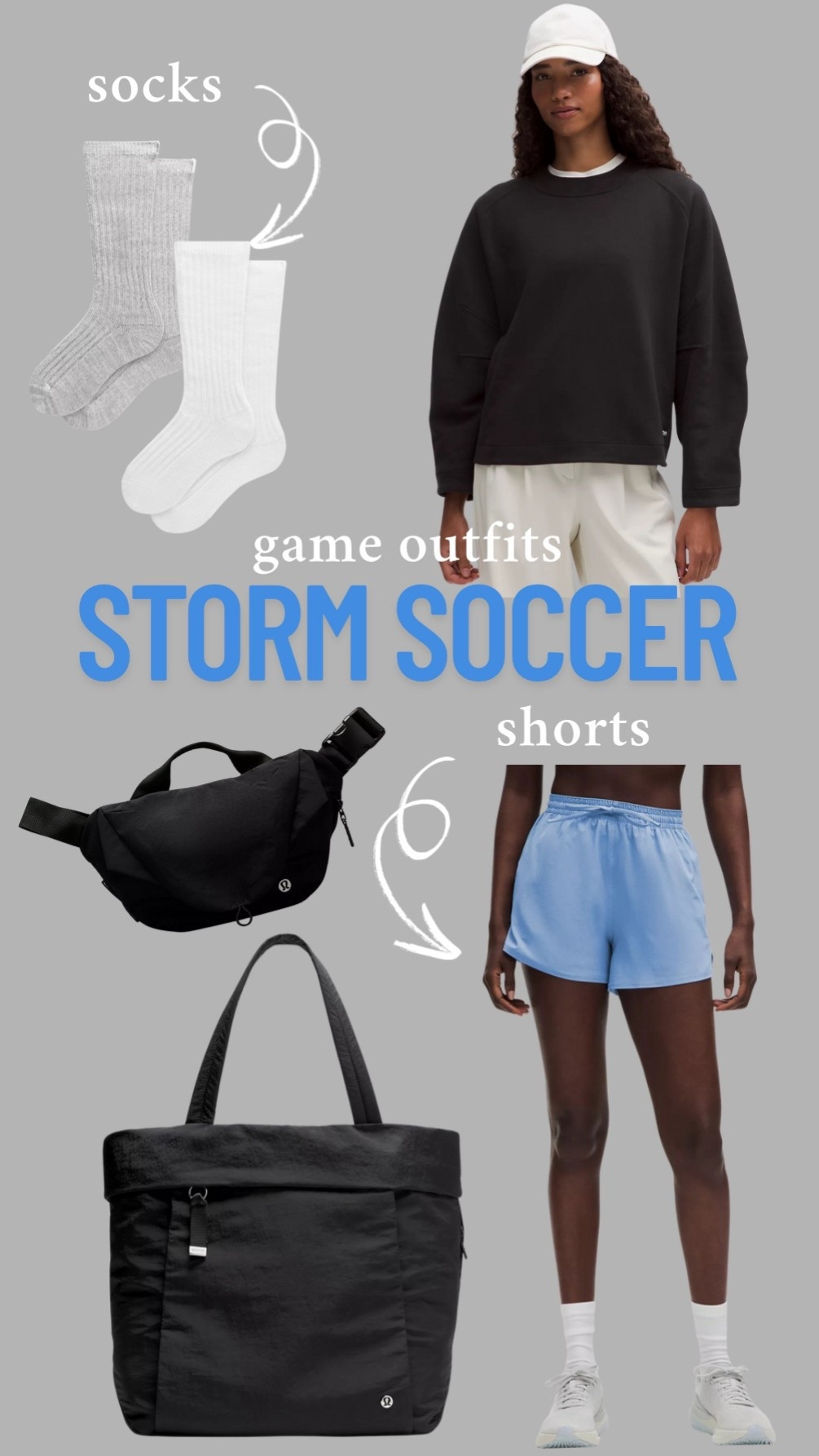 baby blue and black team colors 

#LTKActive