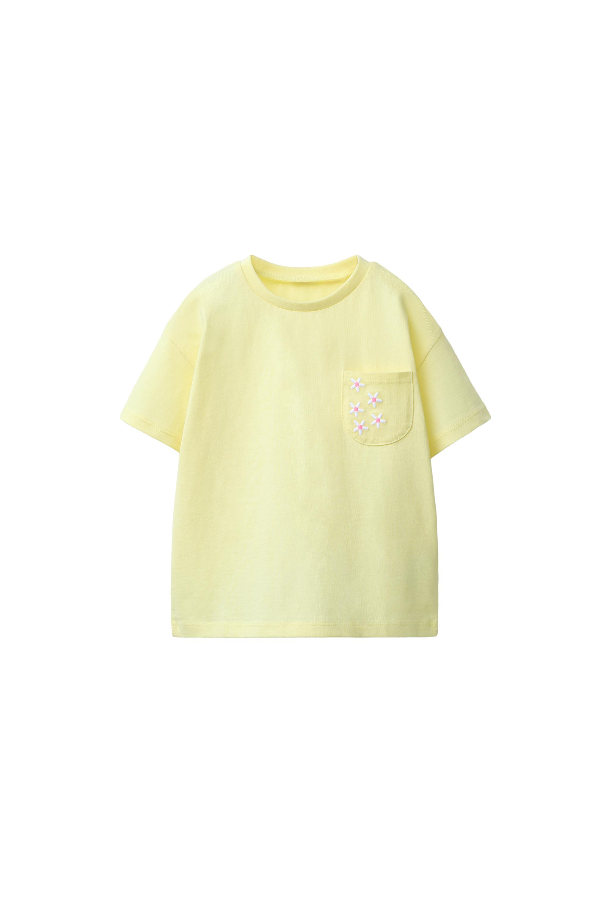 EMBROIDERED POCKET T-SHIRT | Zara US