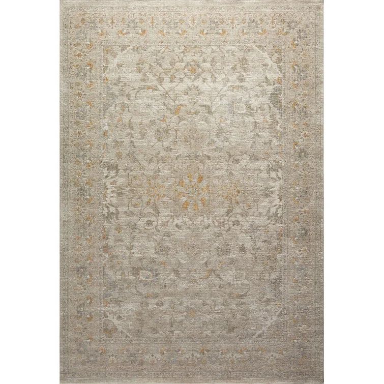 Rosemarie Power Loom Ivory/Natural Rug | Wayfair North America