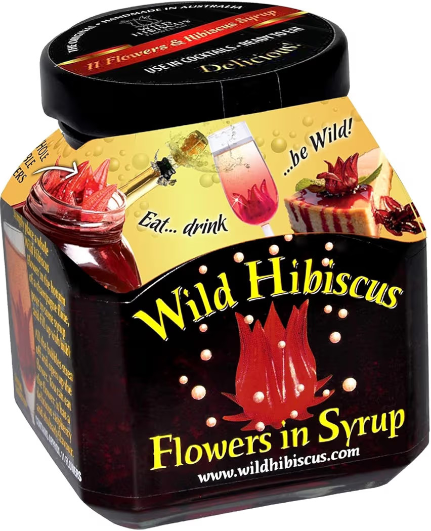 Wild Hibiscus Flowers in Syrup 250g | Amazon (US)