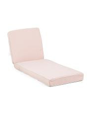 Made In Usa 24x24x48 Outdoor Lounger Cushion With Contrast Piping | TJ Maxx