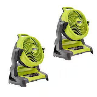 ONE+ 18V Cordless 7-1/2 in. Bucket Top Misting Fan 2-Pack (Tools Only) | The Home Depot