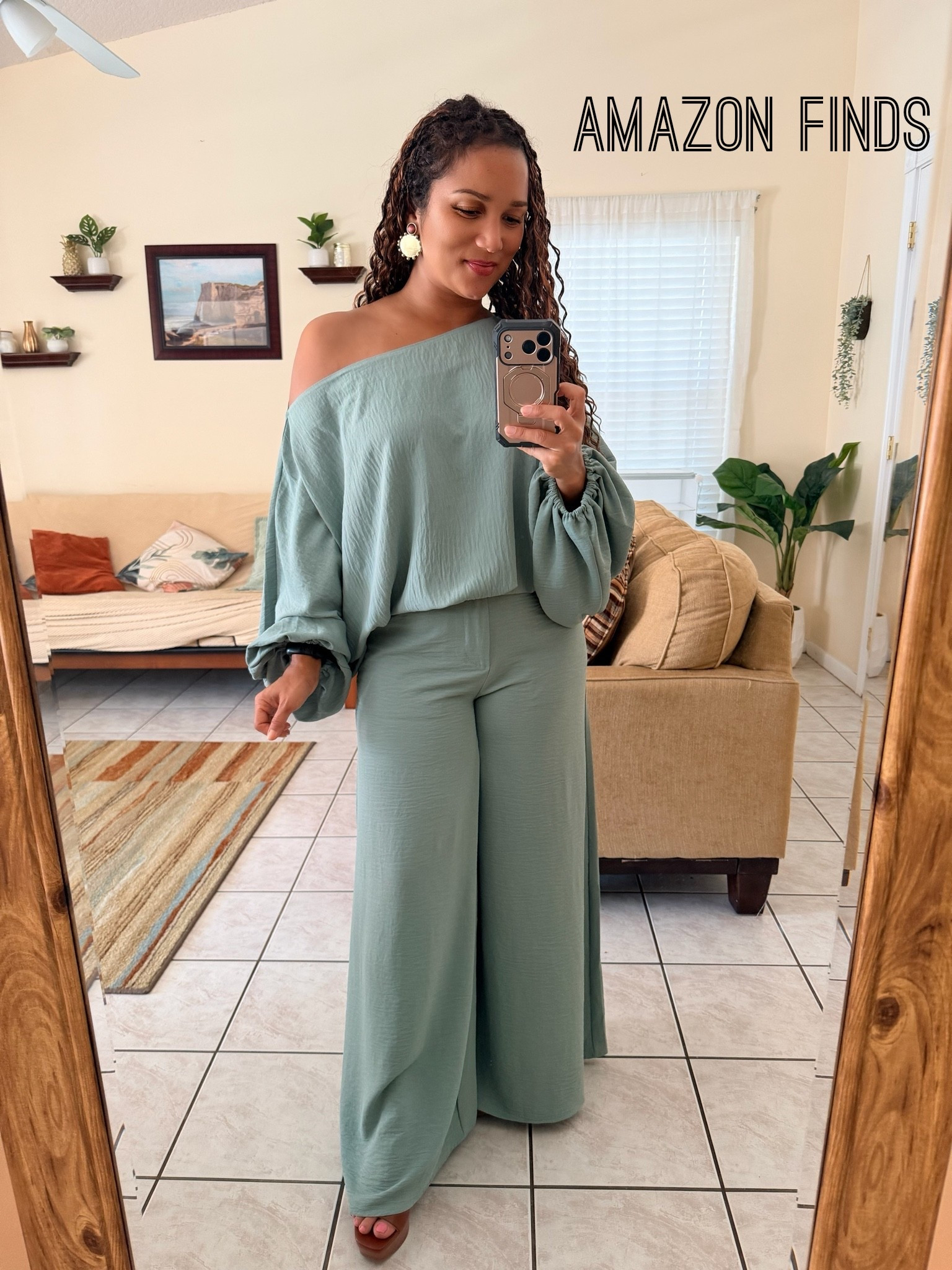 Love this romantic and effortless set. ✨ This Amazon two-piece set is the kind of outfit that takes you from late summer escapes straight into fall with just a few accessory swaps. Chic, lightweight, and an easy yes on the wallet. I’m wearing a size S. #AmazonFashion

#LTKootd #LTKOver40 #LTKSeasonal transition outfit, fall outfit, vacay outfit

#LTKootd #LTKOver40 #LTKgrwm