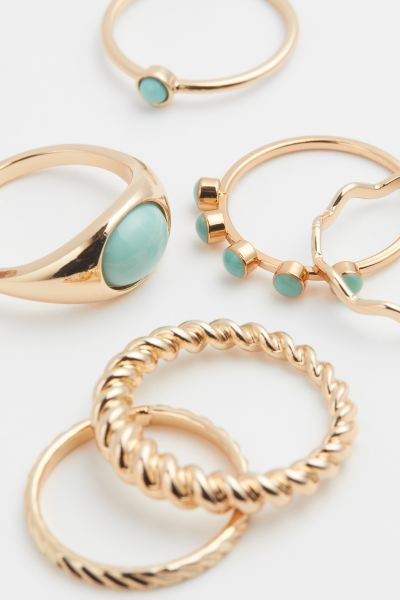 Gold-colored/turquoise | H&M (US + CA)