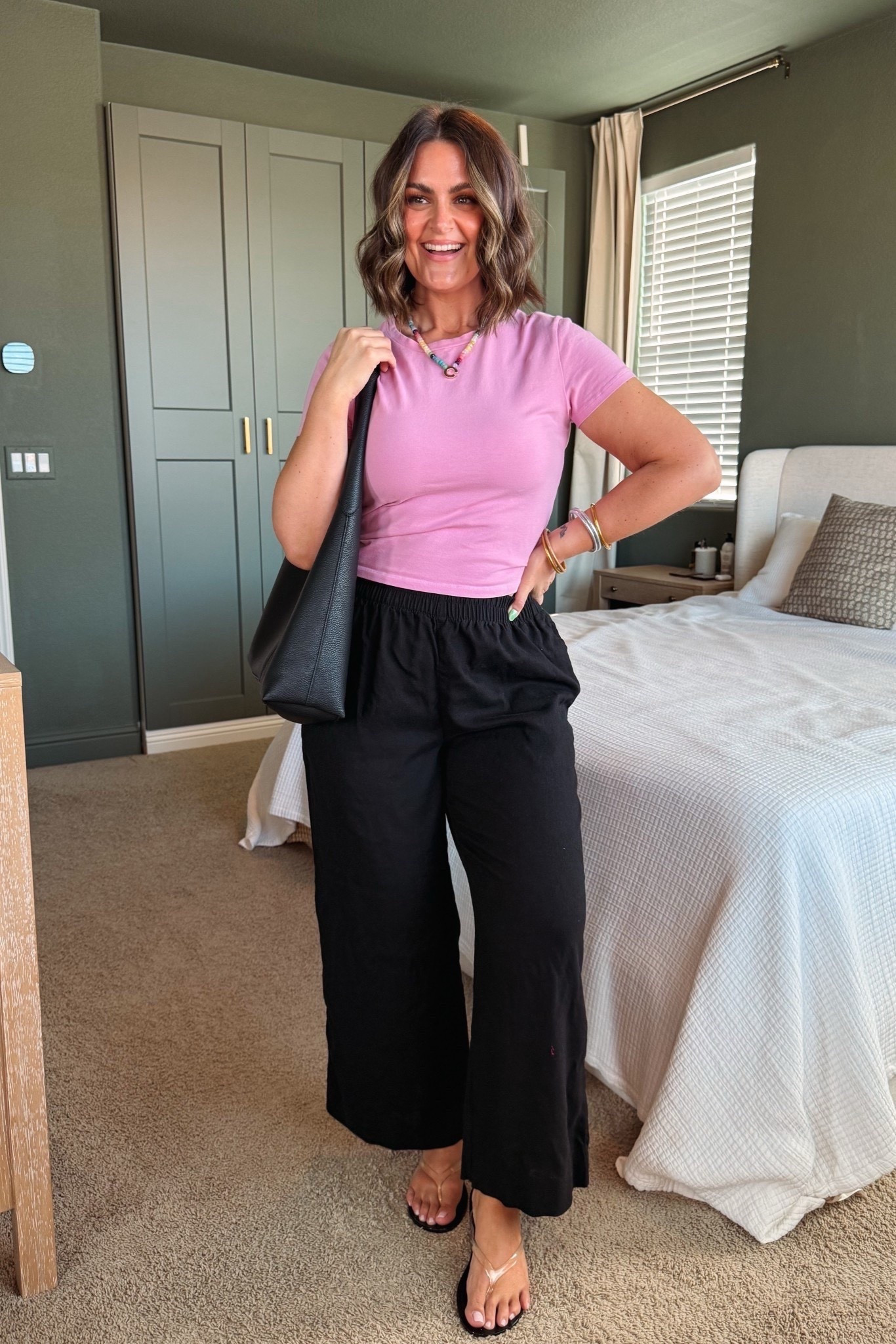 Elevated basic outfit for spring 💕
Large in all, sandals are true size 10

Size 12, midsize, casual style, closet staples, spring outfit, affordable style, old navy, Abercrombie, bauble bar, spring style, spring break, linen pants, resort wear, travel outfit 

#LTKMidsize #LTKootd #LTKSeasonal