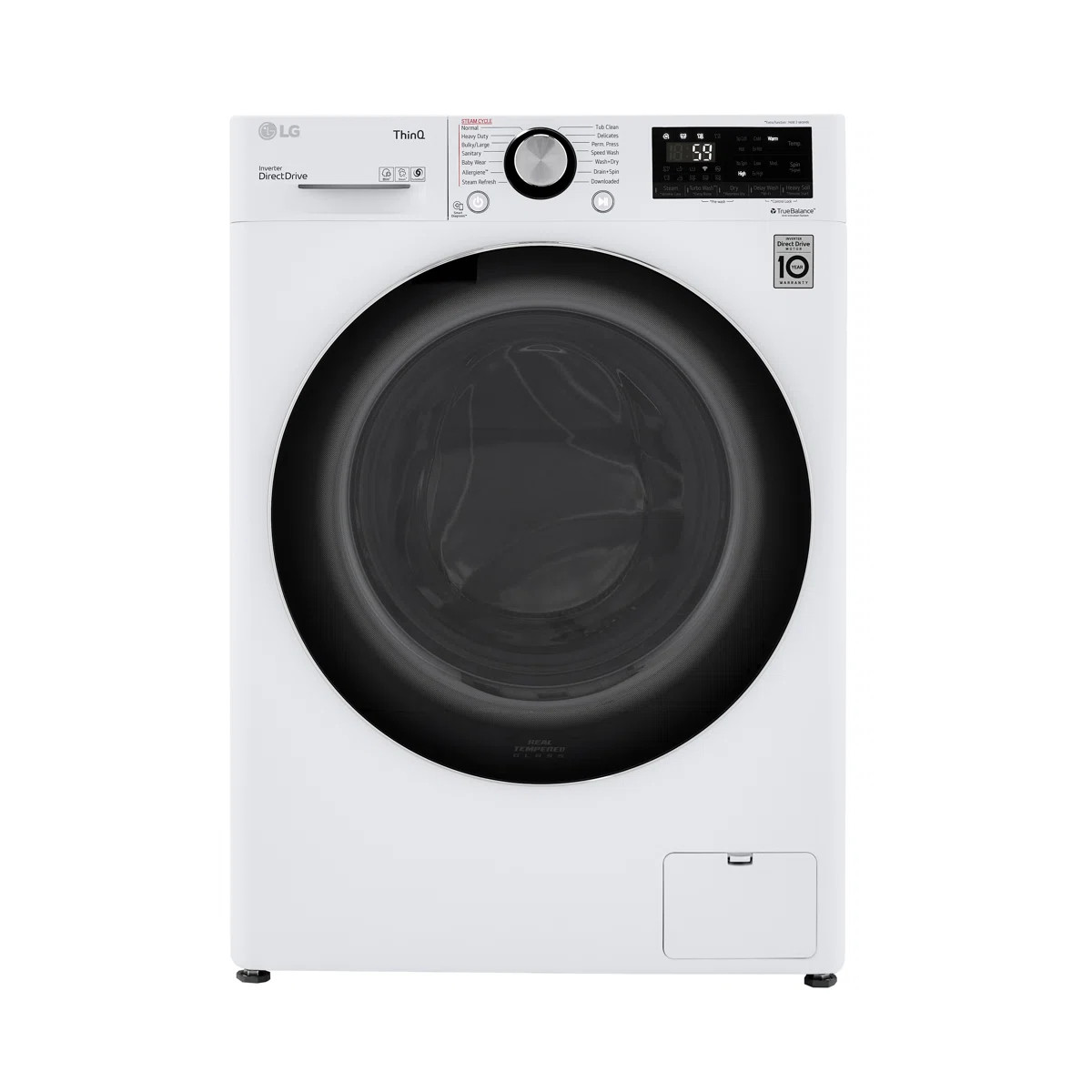 LG Smart Wi-Fi Enabled Compact Front Load All-In-One Washer/Dryer Combo with Built-In Intelligenc... | Wayfair North America