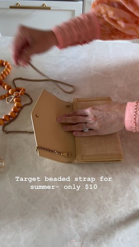 $10 beaded strap from target to change the look of your handbags for summer

#LTKitbag #LTKstyletip
