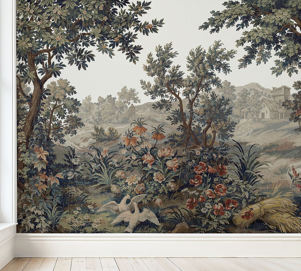 Kravet Folly Scenic Mural Wallpaper | Pottery Barn (US)