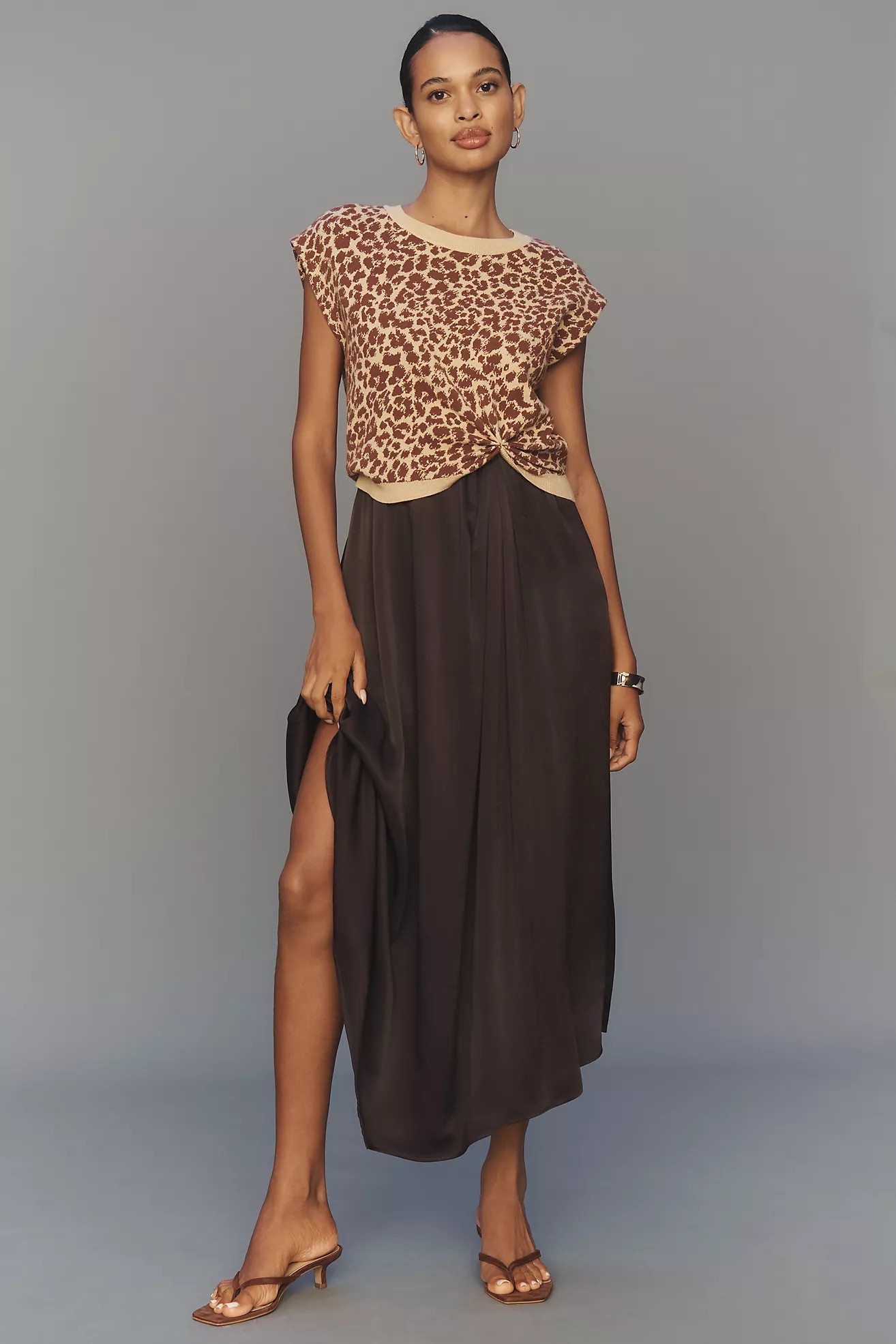 The Gemini Cap-Sleeve Sweater + Tank Dress Set | Anthropologie (US)