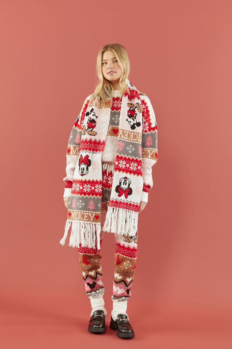 Disney Mickey Mouse Sweater-Knit Joggers | Forever 21 | Forever 21 (US)