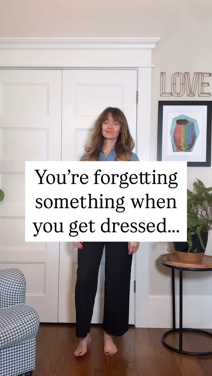 But are you having fun????

Getting dressed is pretty much a non-negotiable, so why not have a little fun with it?  You’ll feel more confident AND teach your brain that you’re a person in your life who matters!

What are you waiting for?

💁🏻‍♀️📝 BIG SISTER STYLE TOOL (NOT RULE): 

• Shoes. Bag. Jewelry. Perfume. All pieces of the style puzzle that add instant interest to your outfit.  Pay attention to them!

• For links to this outfit, make sure you’re following (otherwise IG hides the DM), then comment FUN!

I’m cheering for you!
Xo, Jules 

My exact loafers are nearly sold out, but the alternative listed is TERRIFIC. Maybe better? 

Cream loafers, camel bag, gingham socks, chambray shirt, cropped pants, sweater vest, spring outfit, outfit ideas, easy outfits