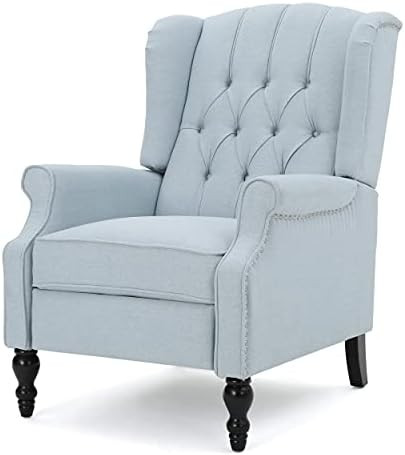 Christopher Knight Home Walter Fabric Recliner, Light Sky | Amazon (US)