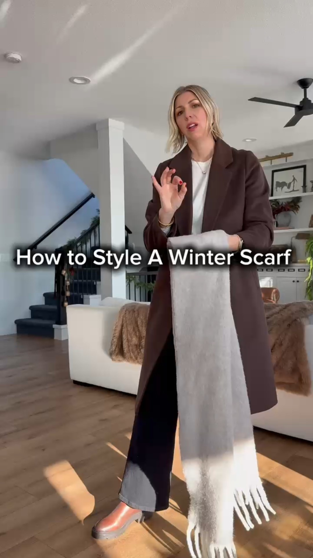 Styling a winter scarf!

#LTKmomlife #LTKSeasonal #LTKootd