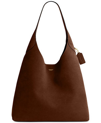 COACH Brooklyn Extra-Large Suede Shoulder Bag 39 - Macy's | Macy's