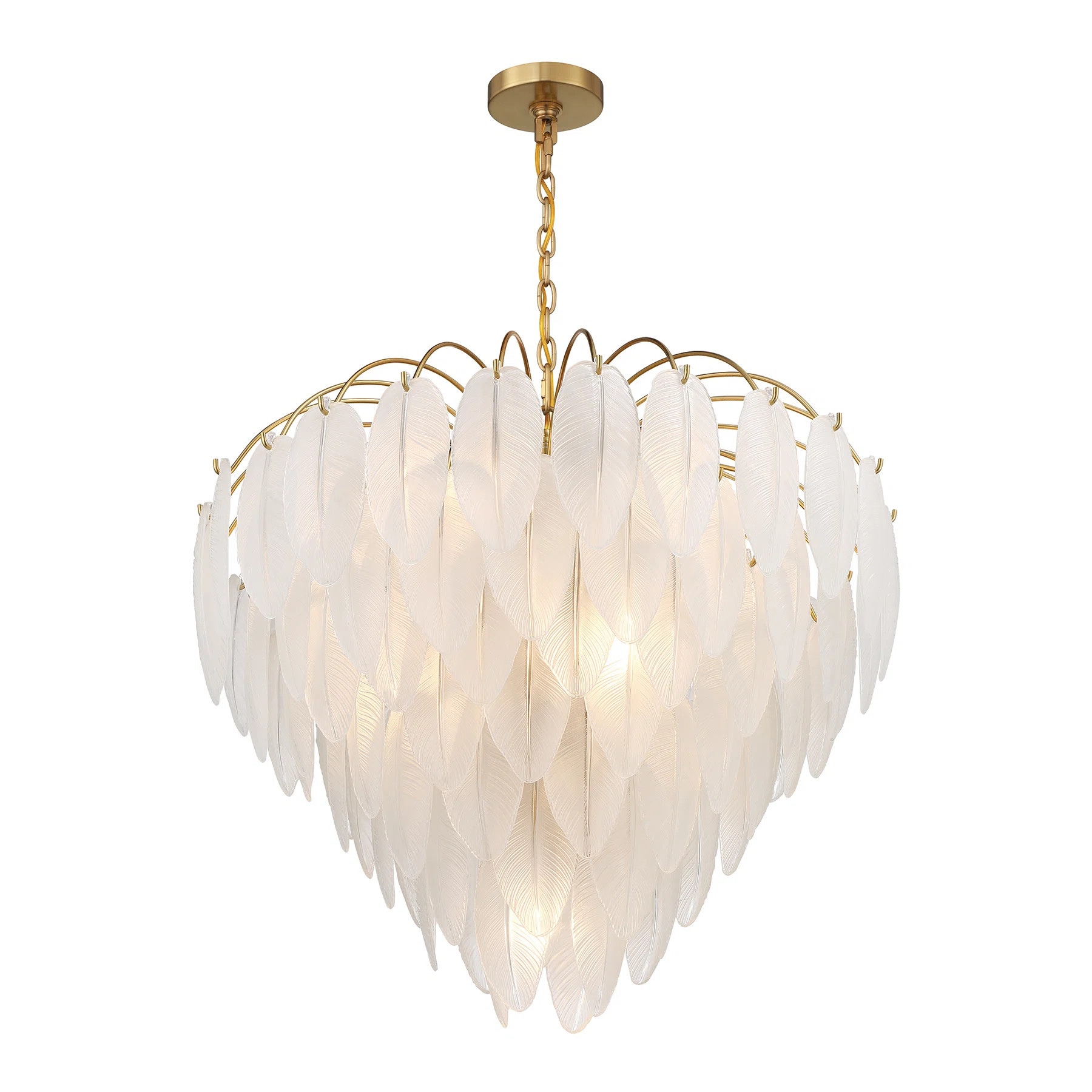 Breegan Jane x Savoy Boa 9-Light Chandelier in Warm Brass by Breegan Jane | Wayfair | Wayfair North America