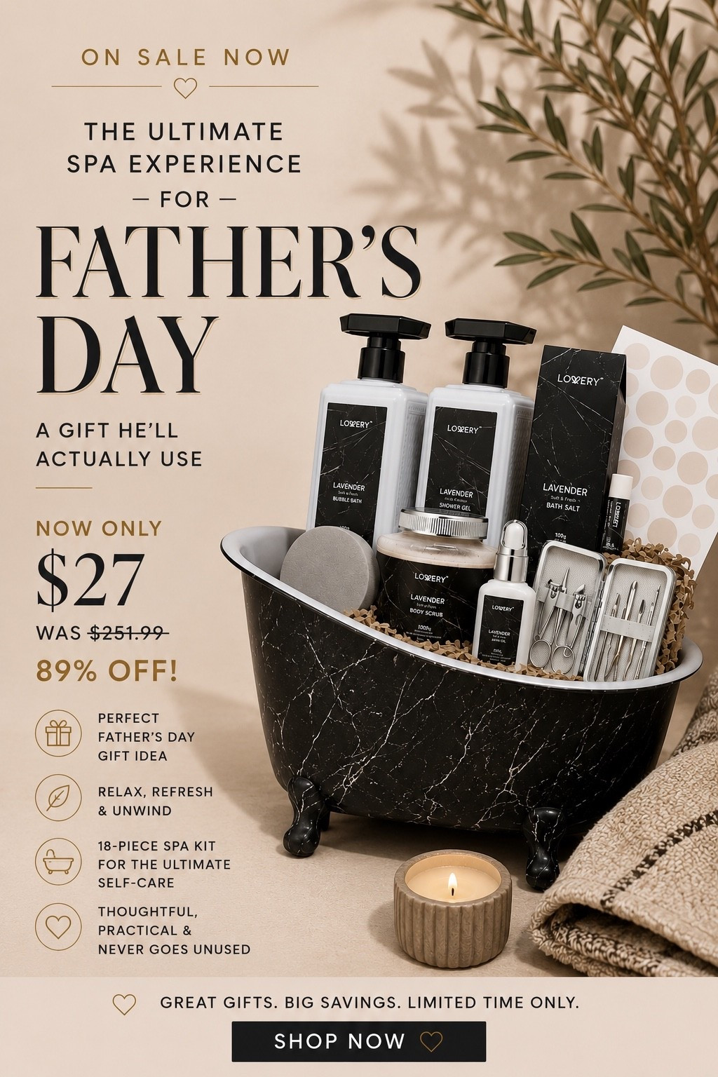 Father’s Day gifting but make it luxe ✨
✔️ 18-piece self-care kit
✔️ Under $30
✔️ Perfect for dads, husbands, grandpas & hard-to-shop-for men

Originally $251.99 → now ONLY $27 😳
Run before it sells out!#LTKGiftGuide #FathersDayGiftIdeas #GiftIdeasForHim #SelfCareForMen #NordstromFinds #GiltFinds #LTKUnder50 #LuxuryForLess #FathersDayDeals #AmazonFinds #GiftGuide #MensGiftIdeas

#LTKSaleAlert #LTKMens #LTKHome #LTKHome #LTKMens #LTKBeauty