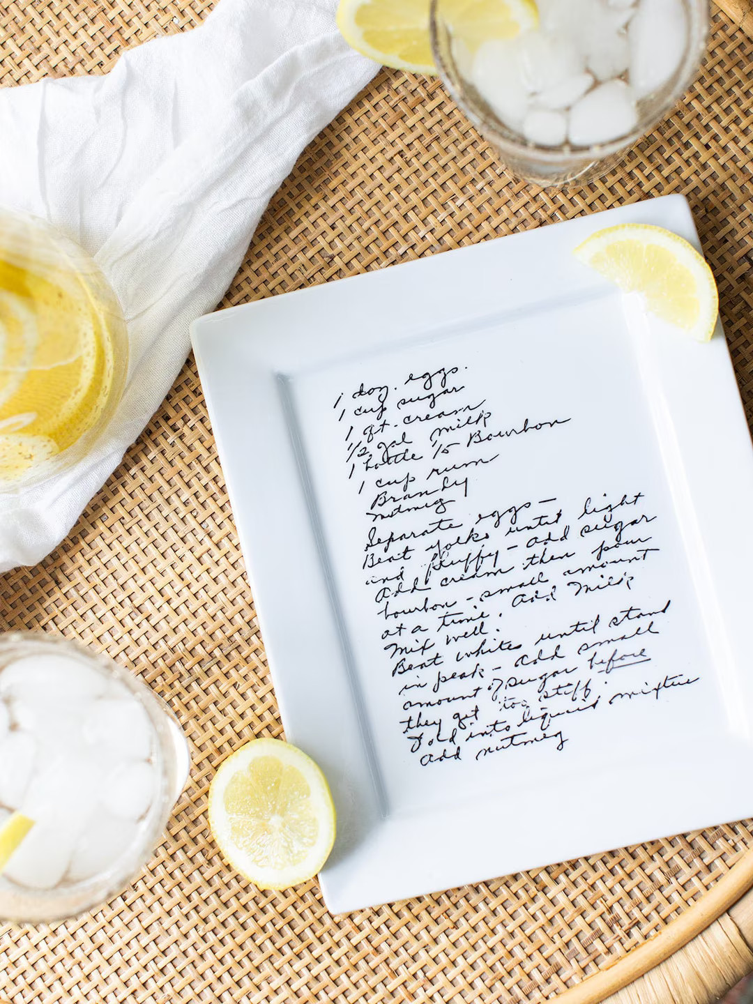 Personalized Gift, Family Recipe Plate, Handwritten Recipe, Gifts for Her, Personalized Birthday Gif | Etsy (US)